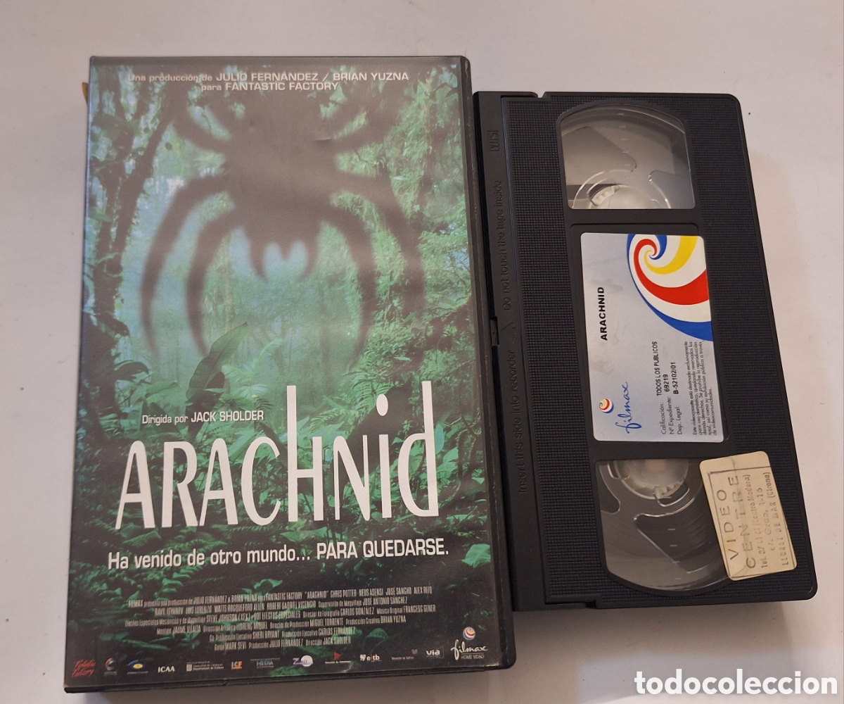Cine: Arachnid VHS Terror Ciencia Ficcion