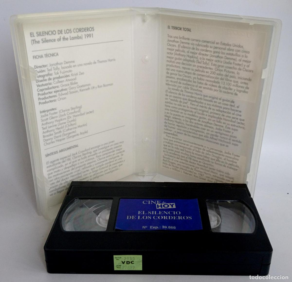 Cine: EL SILENCIO DE LOS CORDEROS EN VHS - Foto 4