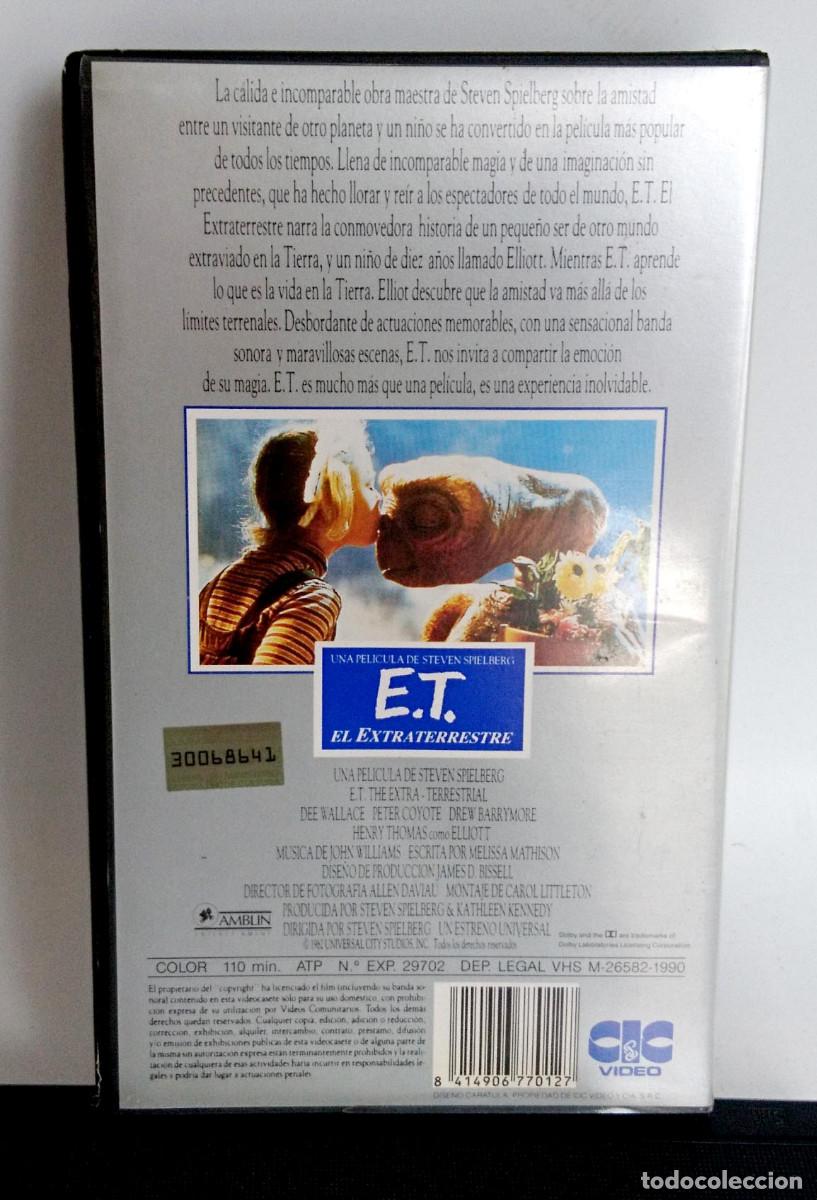 Cine: ET EL EXTRATERRESTRE EN VHS - Foto 2