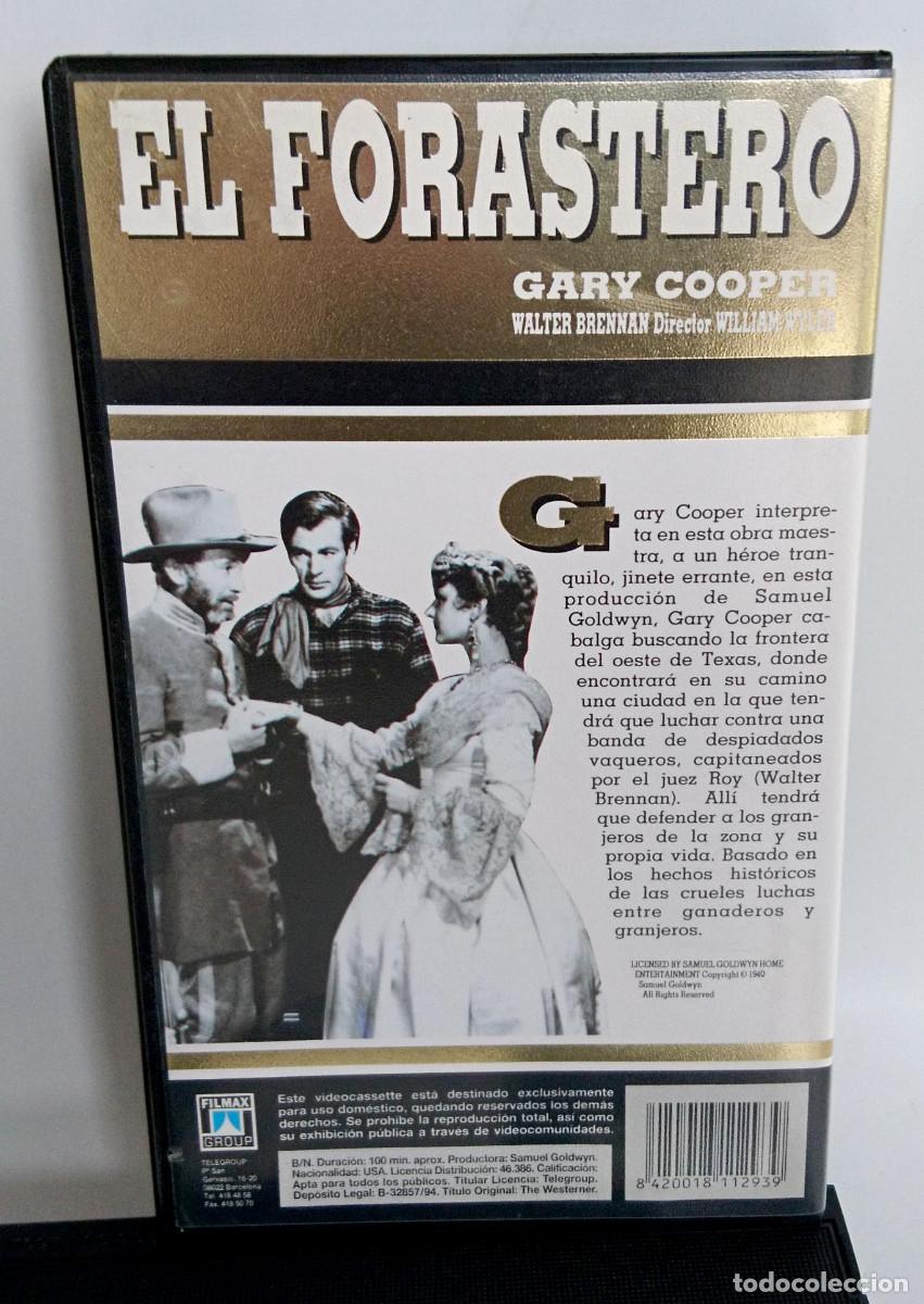 Cine: EL FORASTERO DE GARY COOPER EN VHS - Foto 2