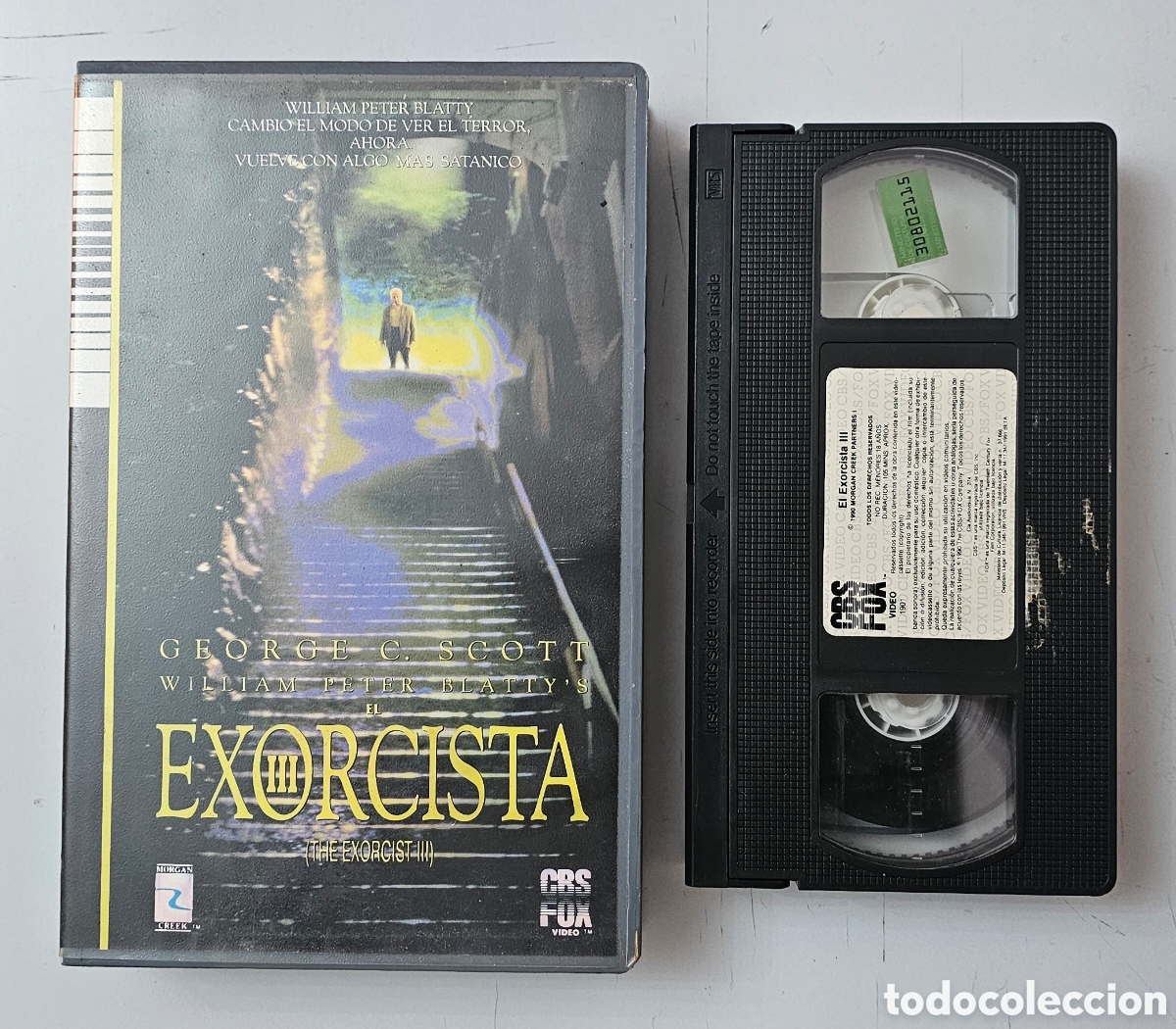 Cine: VHS EL EXORCISTA 3 - 1&deg; Edicion Videoclub Caja Grande CBS/Fox