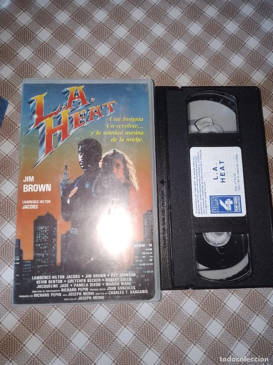 Cine: L.A. HEAT vhs caja peque&ntilde;a rrareza