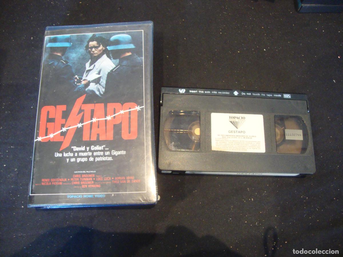 Cine: VIDEO VHS GESTAPO UNA LUCHA A MUERTE ......