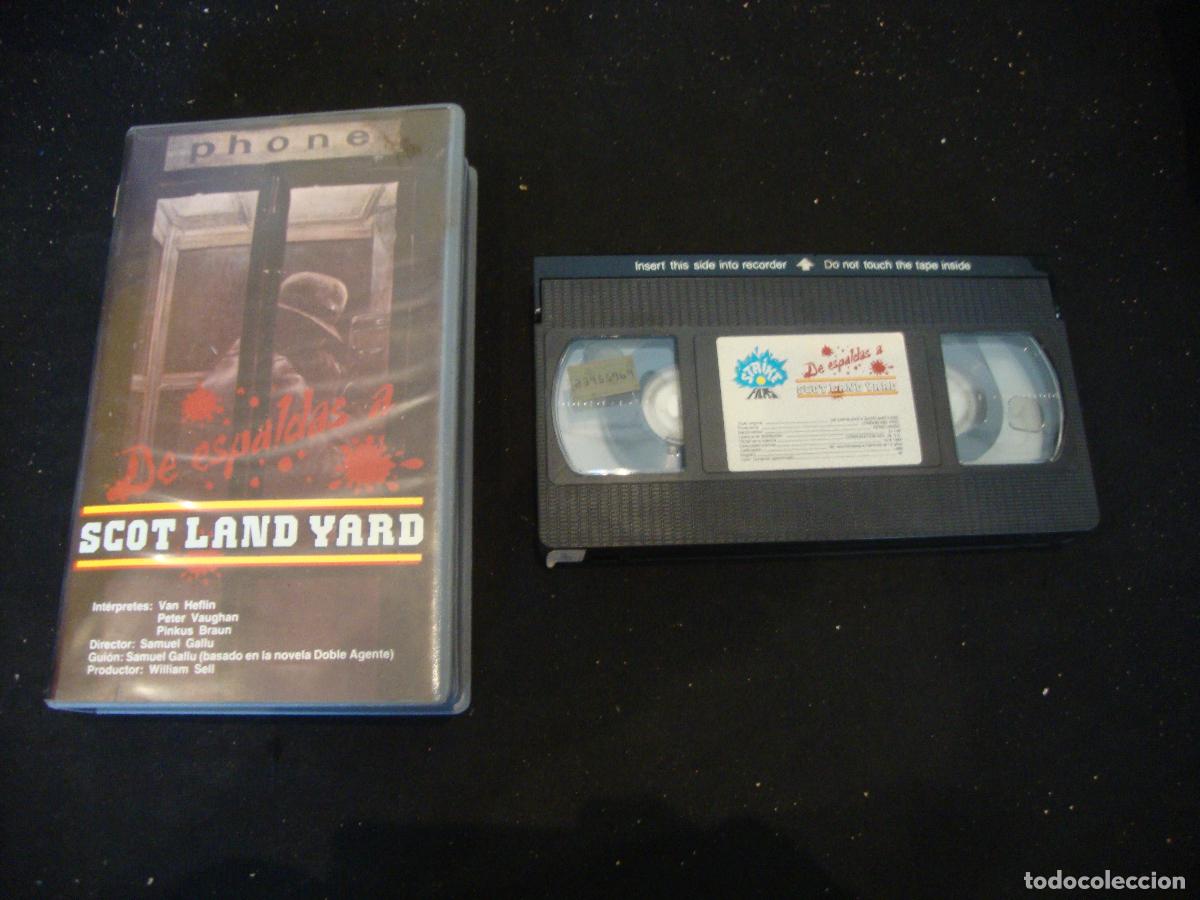 Cine: VIDEO VHS DE ESPALDAS A SCOT LAND YARD