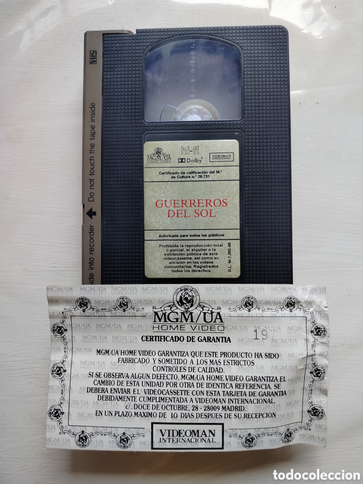 Cine: Guerreros del Sol VHS - Foto 3