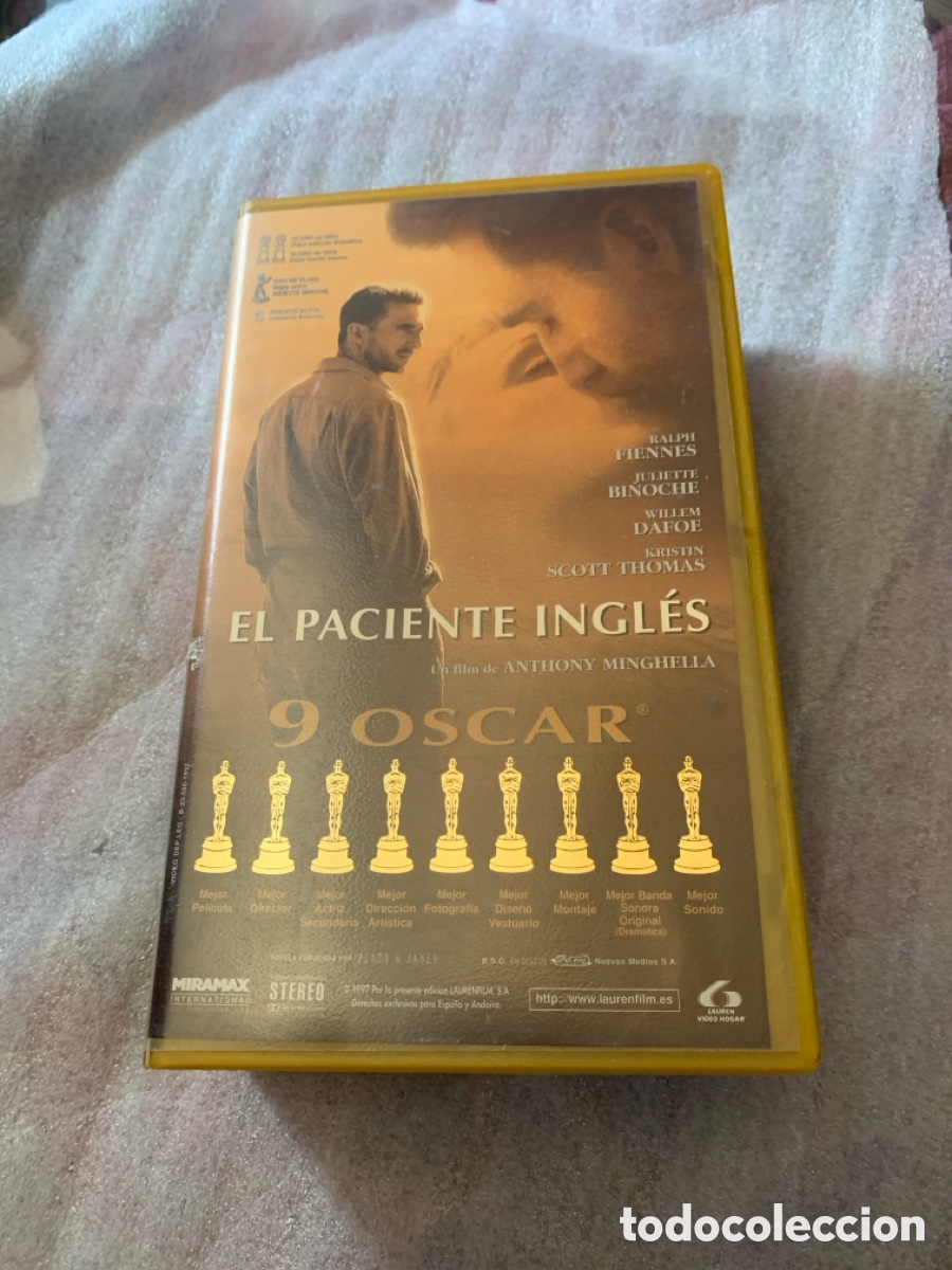 Cine: El paciente ingl&eacute;s lote VHS ver descripccion