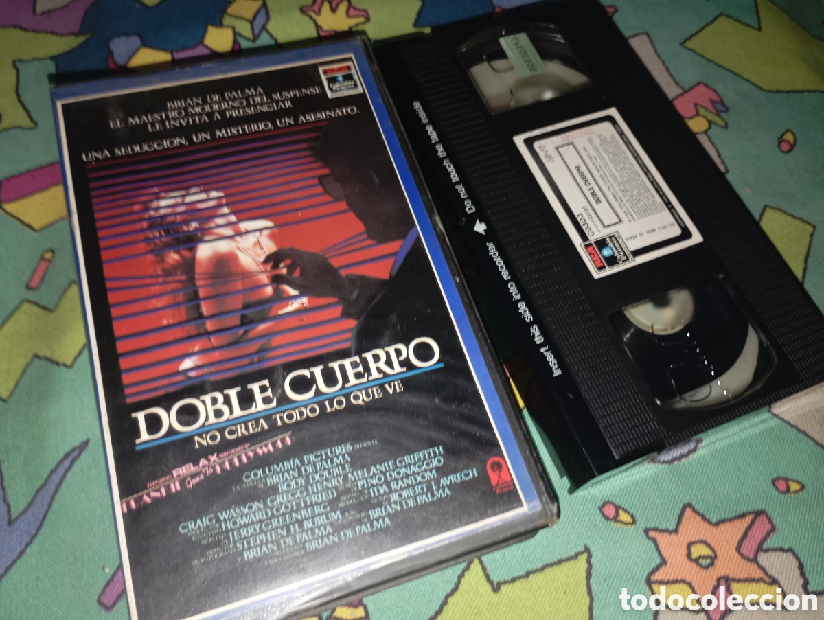 Cine: Doble cuerpo- vhs- brian de palma