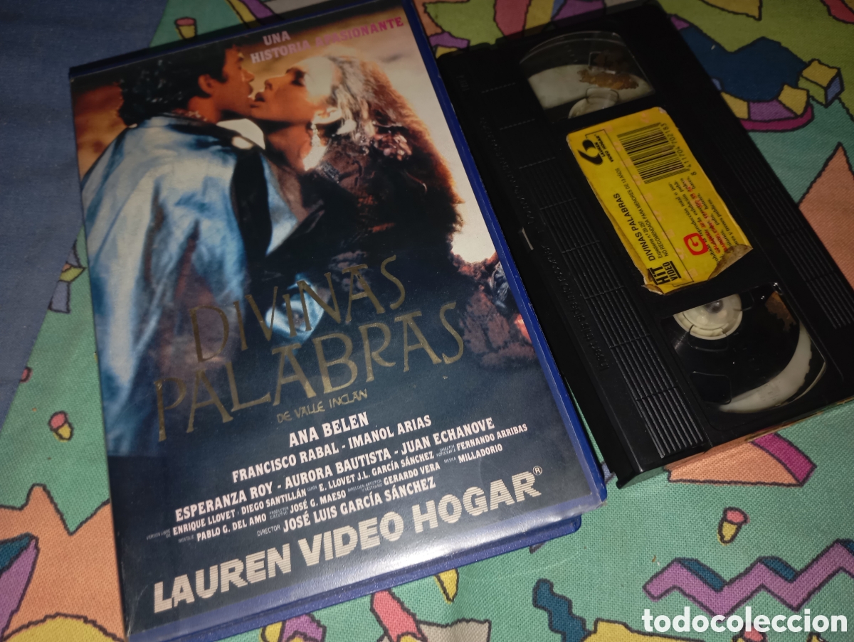 Cine: Divinas palabras- vhs- ana belen