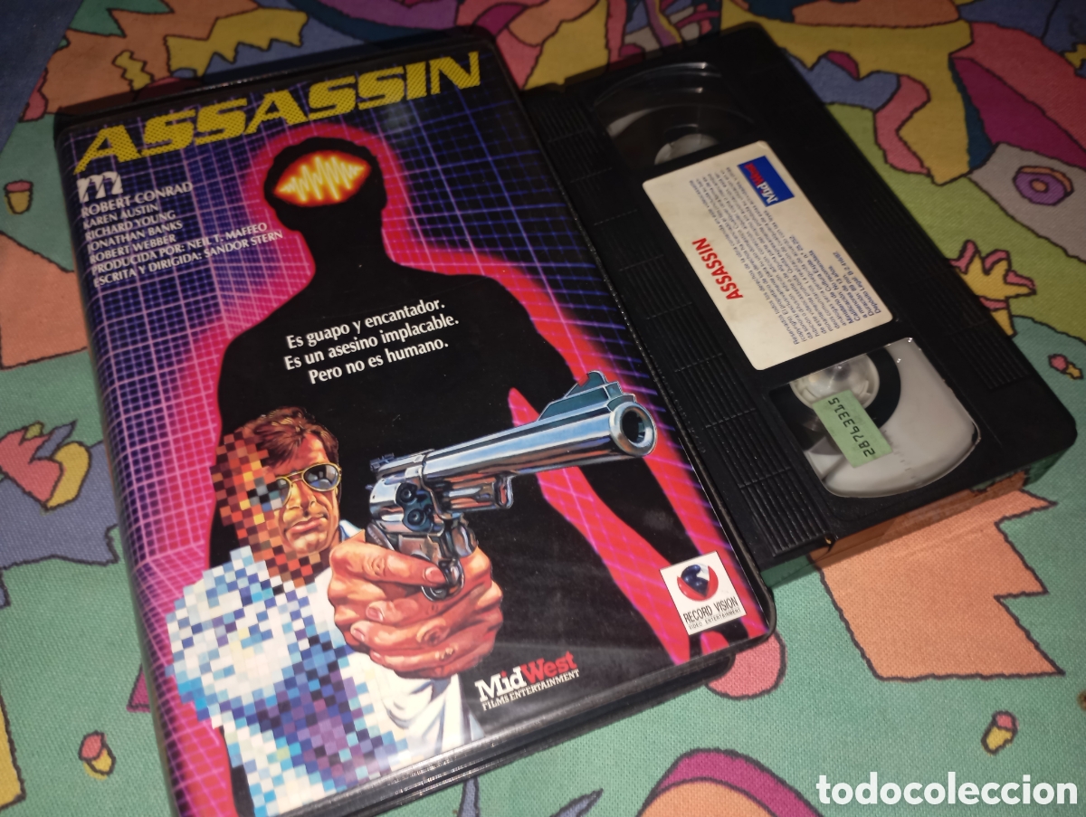 Cine: Assassin- vhs- robert conrad- descatalogada