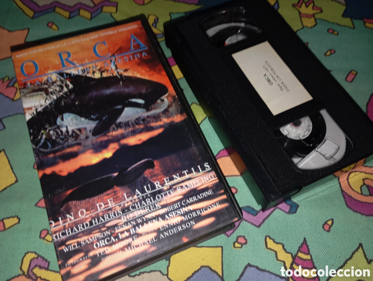Cine: Orca la ballena asesina- vhs- terror