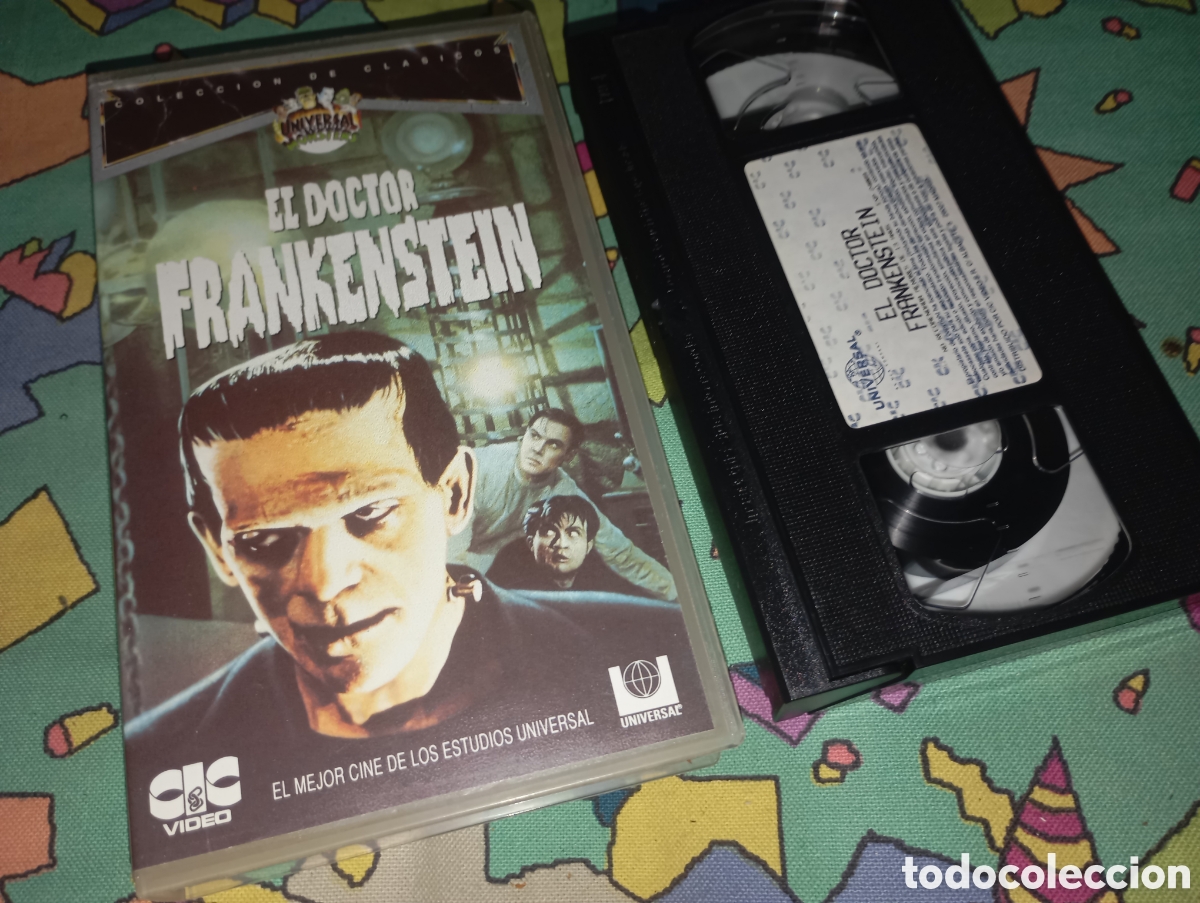 Cine: El doctor frankenstein- vhs- terror