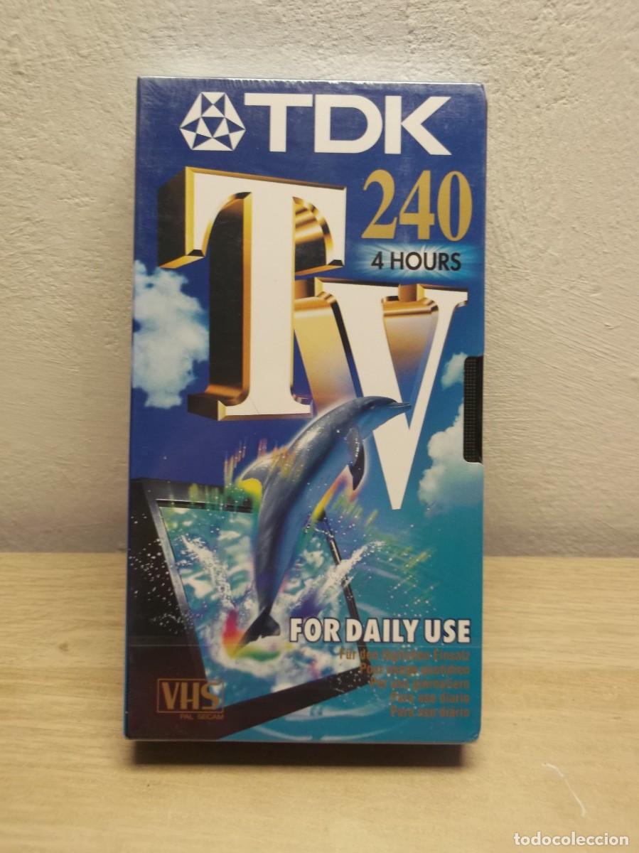 Cine: VHS TDK E-240 - Cinta de audio/video (240 min) NUEVA PRECINTADA
