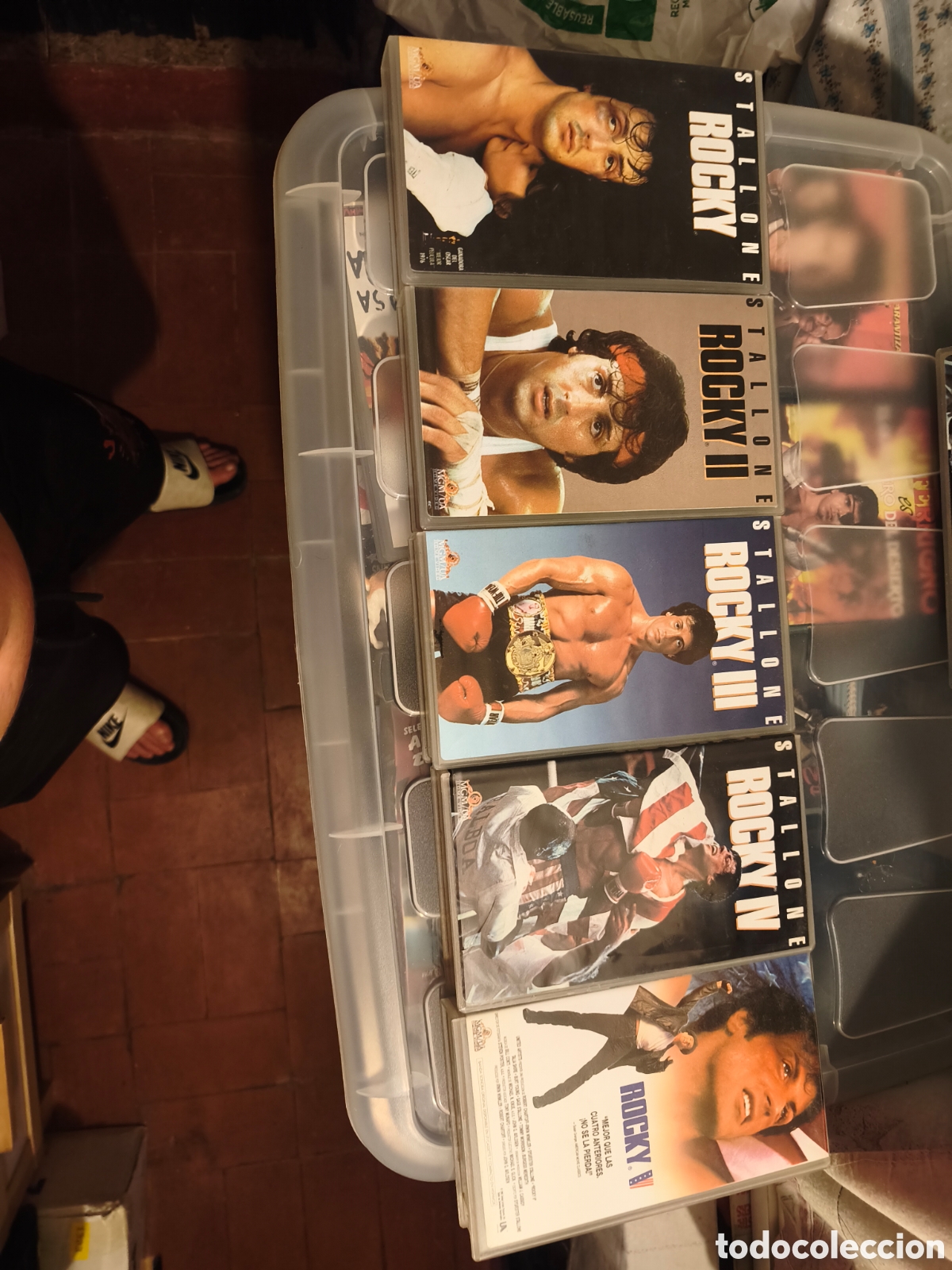Cine: Rocky colecci&oacute;n vhs 5 pel&iacute;culas