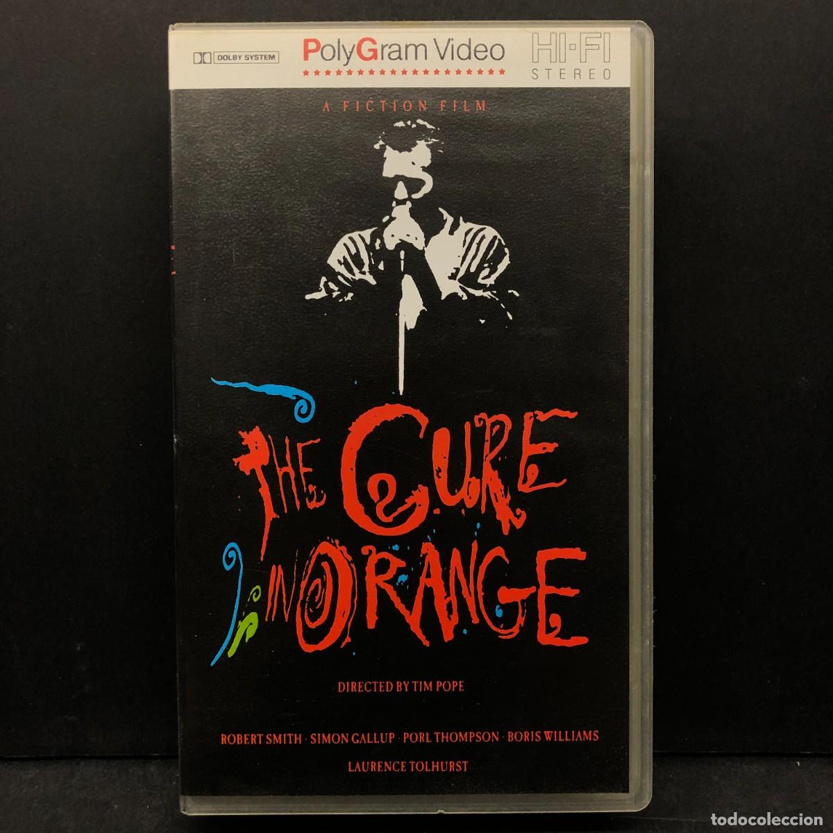 Cine: THE CURE - IN ORANGE - TIM POPE - ROBERT SMITH, SIMON GALLUP, PORL THOMPSON - PEL&Iacute;CULA - VHS / 6777
