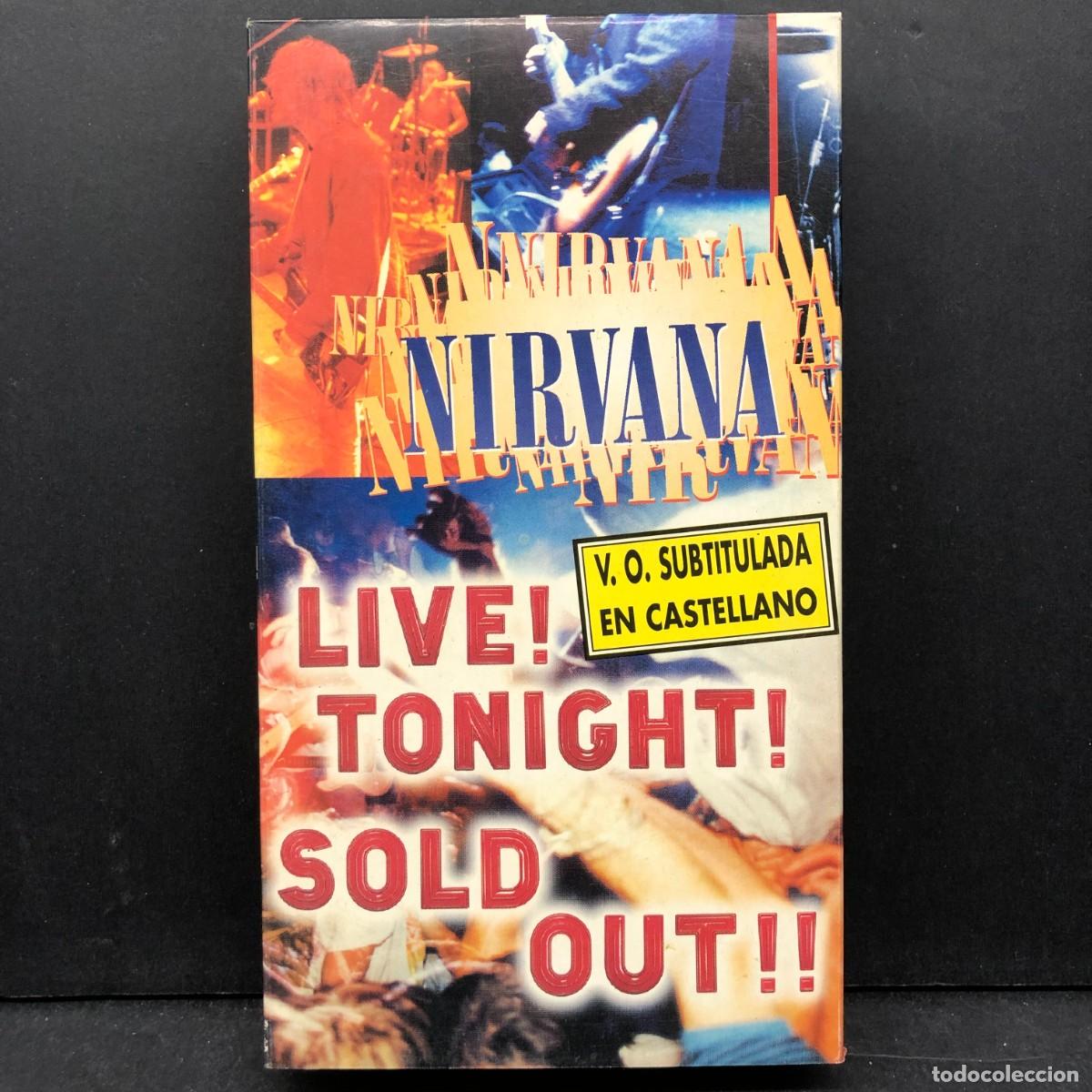 Cine: NIRVANA - LIVE TONIGHT SOLD OUT - VERSI&Oacute;N ORIGINAL SUBTITULADA EN CASTELLANO - PEL&Iacute;CULA - VHS / 6782