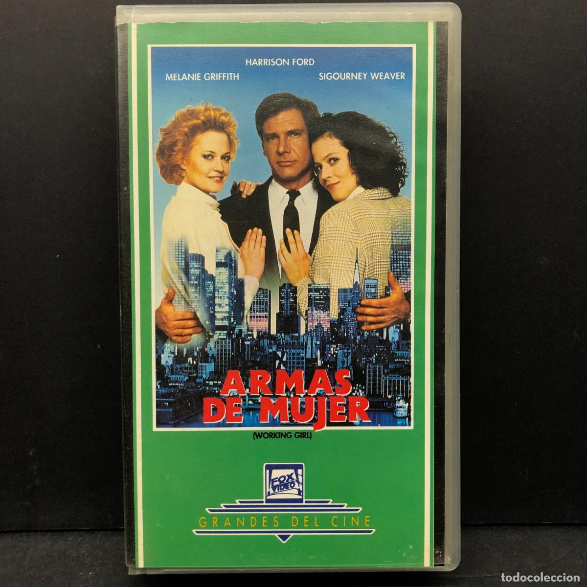 Cine: ARMAS DE MUJER - HARRISON FORD, MELAINE GRIFFITH, SIGOURNEY WEAVER - PEL&Iacute;CULA - VHS / 6785
