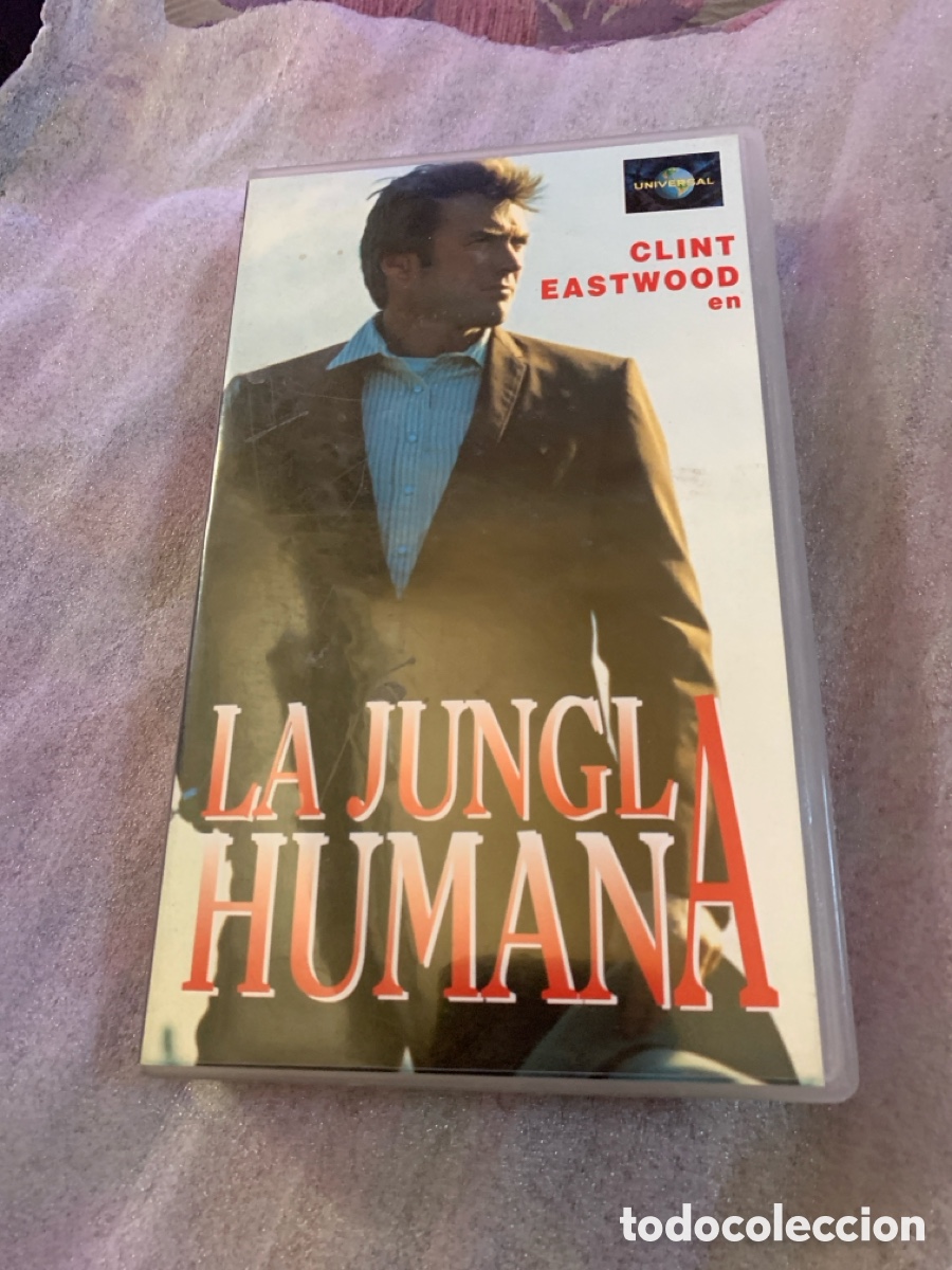Cine: La jungla humana VHS eastwood lote VHS ver descripccion