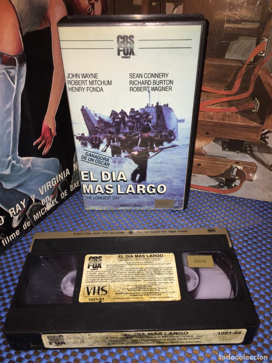 Cine: Vhs El dia mas Largo - John Wayne, Robert Mitchum, Henry Fonda - C. Peq.