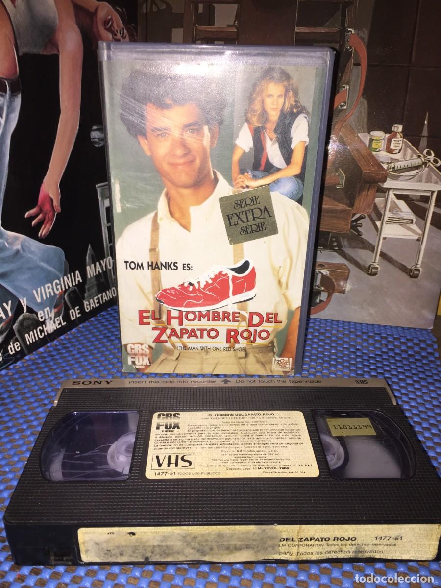 Cine: Vhs El hombre del zapato rojo - Tom Hanks