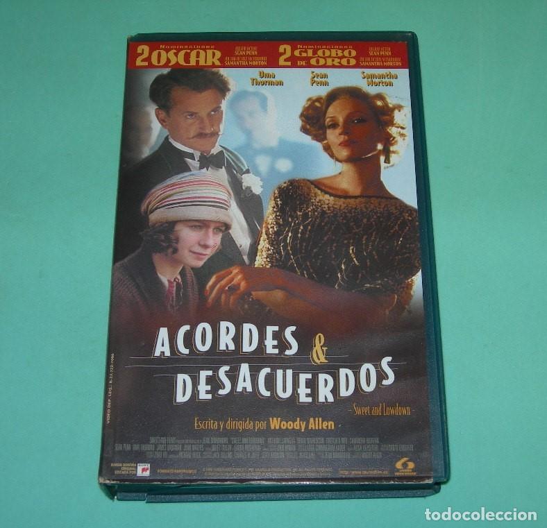 Cine: PEL&Iacute;CULA VHS ACORDES Y DESACUERDOS - UMA THURMAN - SEAN PENN -
