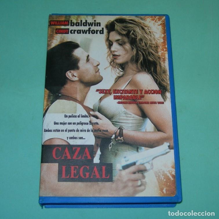 Cine: PEL&Iacute;CULA VHS CAZA LEGAL - CINDY CRAWFORD - WILLIAM BALDWIN -