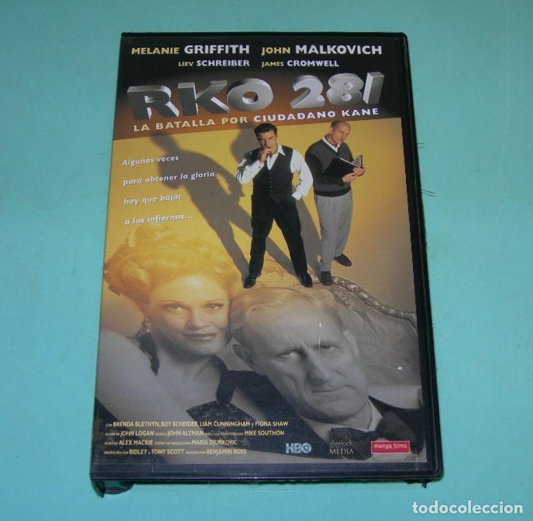Cine: PEL&Iacute;CULA VHS RKO 281 LA BATALLA POR CIUDADANO KANE - MELANIE GRIFFITH - JOHN MALKOVICH -