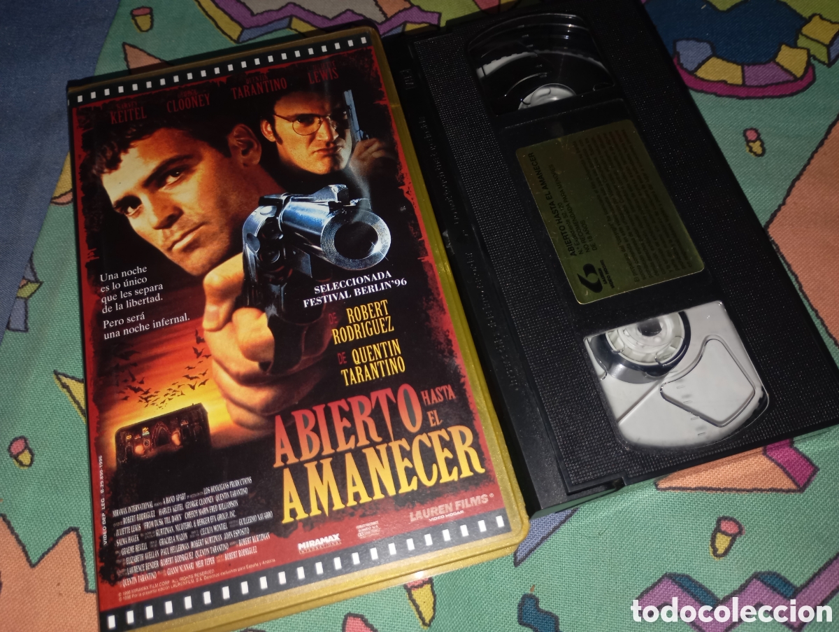 Cine: Abierto hasta el amanecer - vhs- terror