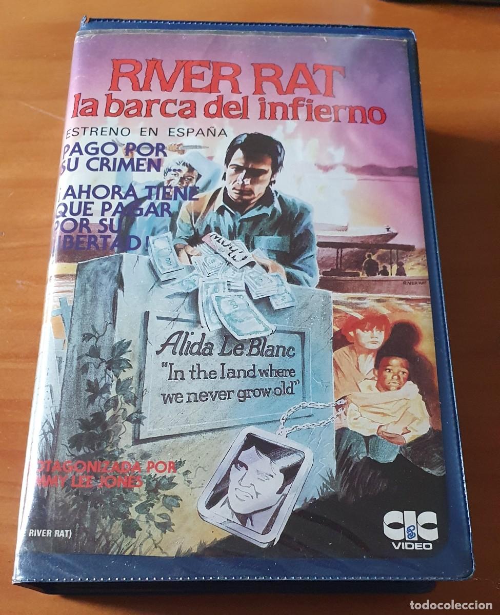Cine: Pel&iacute;cula Vhs River Rat la barca del infierno. Tommy Lee Jones Brian Dennehy CIC Video 1986 videoclub
