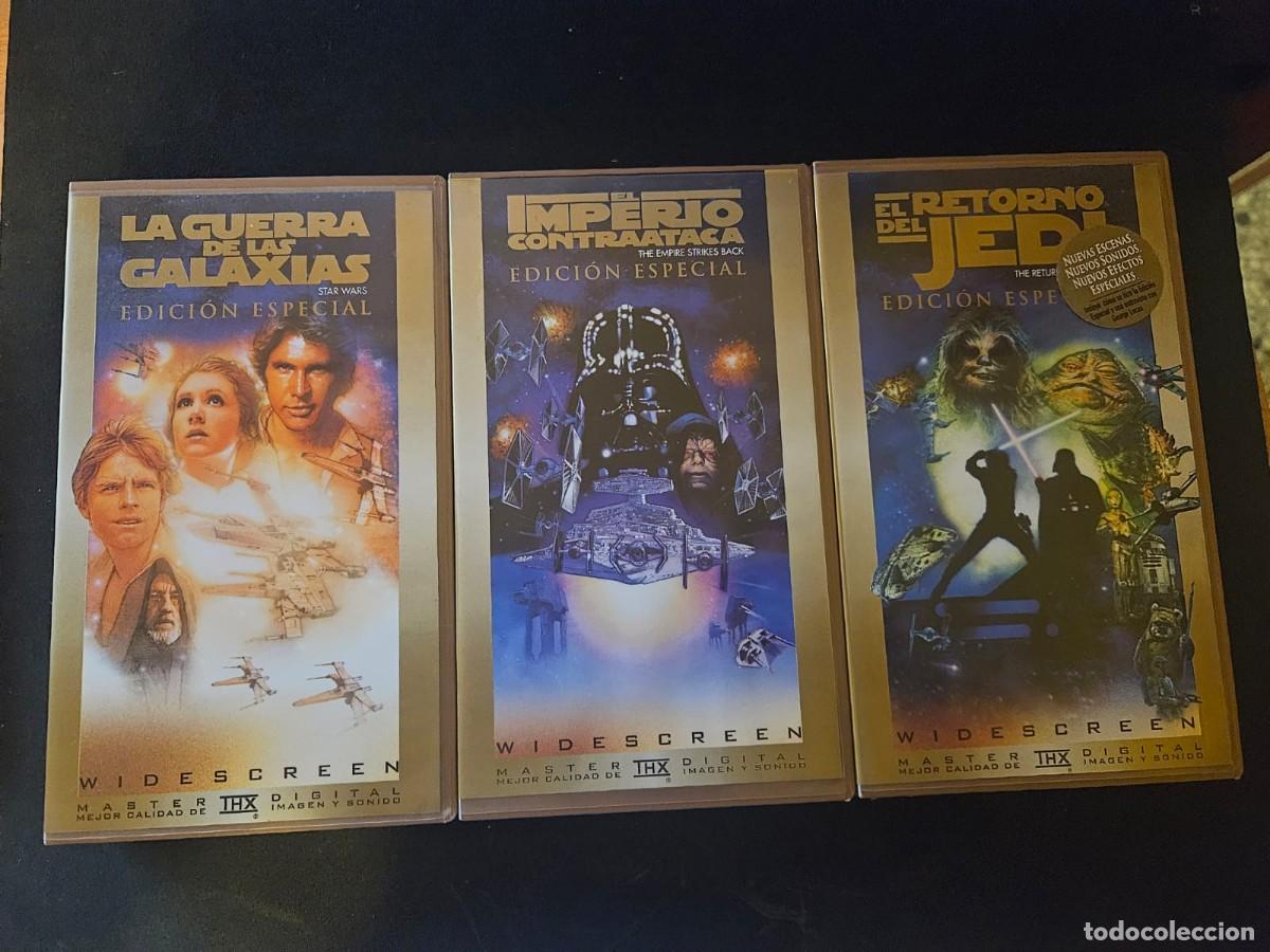 Cine: STAR WARS Trilog&iacute;a VHS Edici&oacute;n Especial Widescreen THX &ndash; 3 pel&iacute;culas