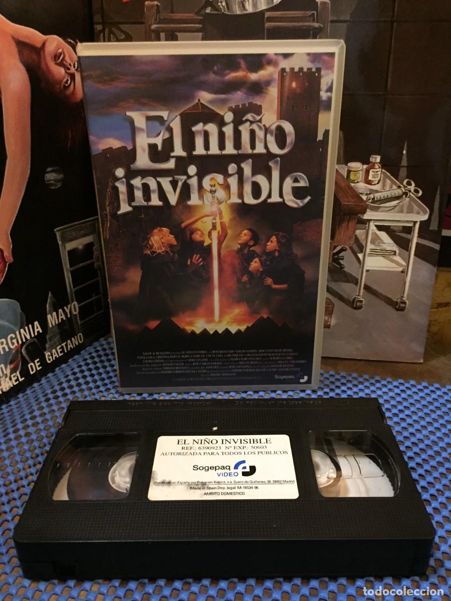 Cine: Vhs El ni&ntilde;o invisible - Estela Sala, Bom Bom Chip, Sergio Martin