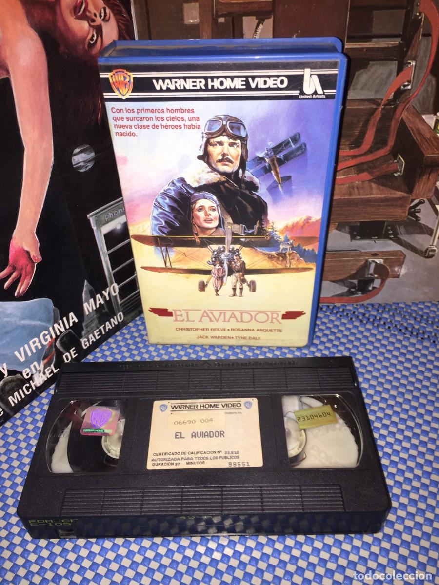 Cine: Vhs El aviador - Christopher Reeve, Rosanna Arquette - C. Peq.