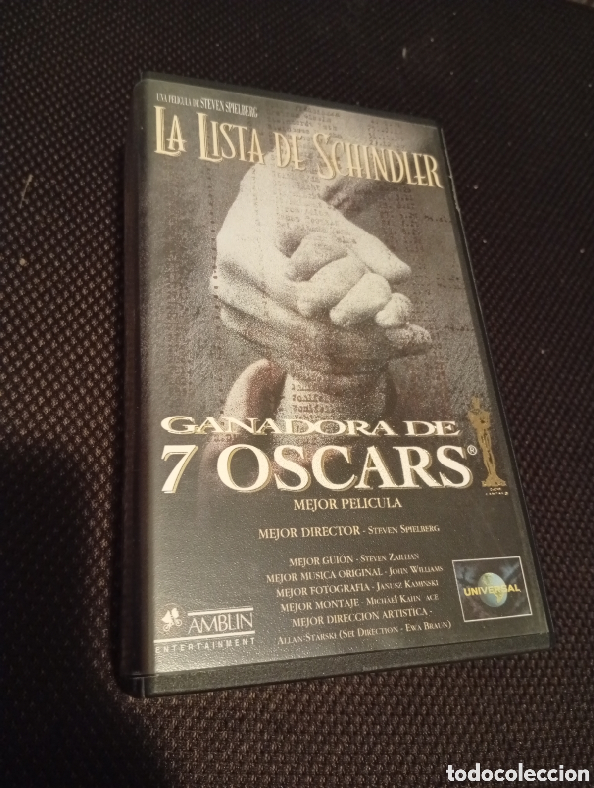 Cine: La lista de Schindler vhs (doble)