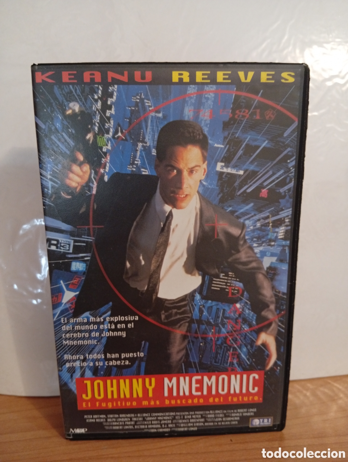 Cine: Johnny Mnemonic vhs pel&iacute;cula