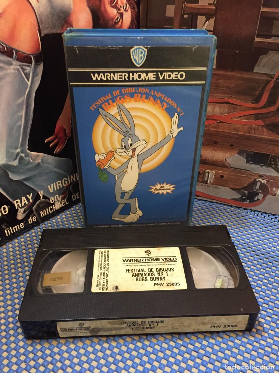 Cine: Vhs Festival de dibujos animados n&ordm;1 Bugs Bunny - C. Peq.