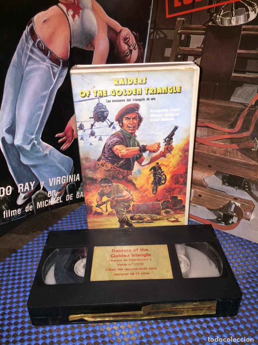 Cine: Vhs Raiders of the golden triangle - Los invasores del triangulo de oro - C. Peq.