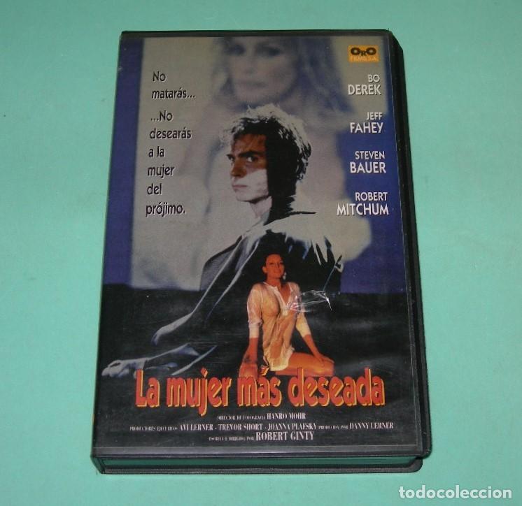 Cine: PEL&Iacute;CULA VHS LA MUJER M&Aacute;S DESEADA - BO DEREK - JEFF FAHEY -