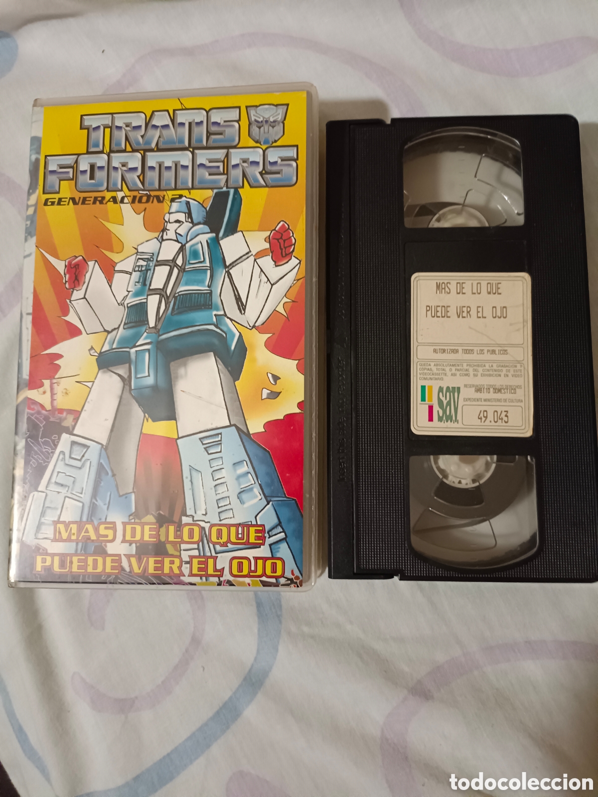 Cine: TRANSFORMERS m&aacute;s de lo que puede ver el ojo RARO VIDEO VHS 1995