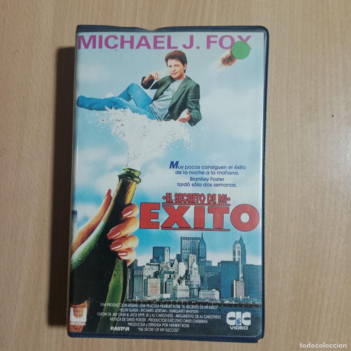 Cine: EL SECRETO DE MI &Eacute;XITO - VHS - ESTUCHE GRANDE 1&ordf; EDICI&Oacute;N - CIC VIDEO - A&Ntilde;O 1987.