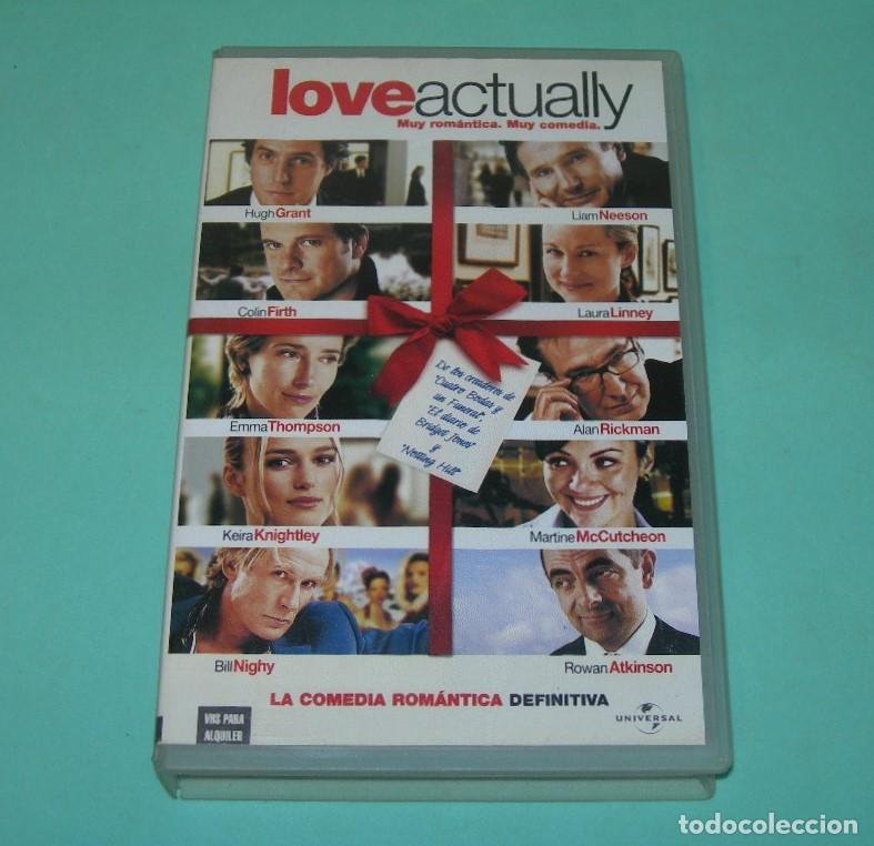 Cine: PEL&Iacute;CULA VHS LOVE ACTUALLY - HUGH GRANT - KEIRA KNIGHTLEY -