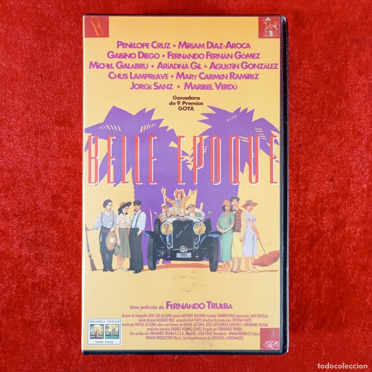 Cine: BELLE EPOQUE - FERNANDO TRUEBA - PEN&Eacute;LOPE CRUZ, MIRIAM D&Iacute;AZ-AROCA - VHS - PEL&Iacute;CULA / 419