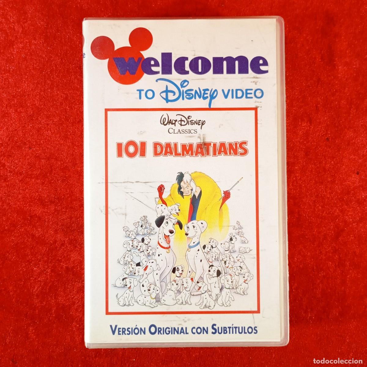 Cine: 101 DALMATAS - WELCOME TO DISNEY VIDEO - VERSI&Oacute;N ORIGINAL CON SUBTITULOS - VHS - PEL&Iacute;CULA / 427