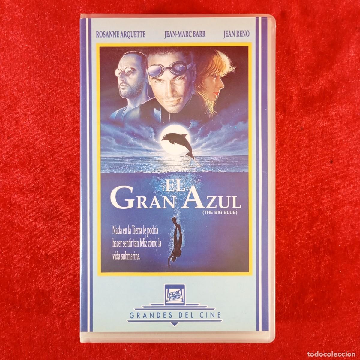 Cine: EL GRAN AZUL - ROSANNE ARQUETTE - JEAN-MARC BARR - JEAN RENO - GRANDES CINE - VHS - PEL&Iacute;CULA / 430