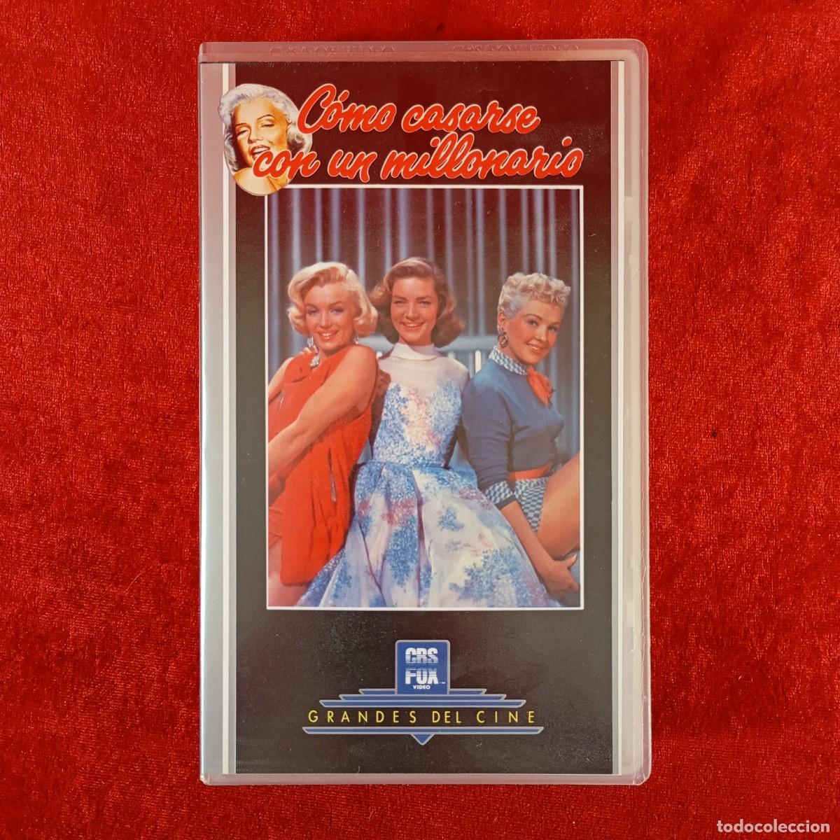 Cine: C&Oacute;MO CASARSE CON UN MILLONARIO - GRANDES DEL CINE - VHS - PEL&Iacute;CULA / 435