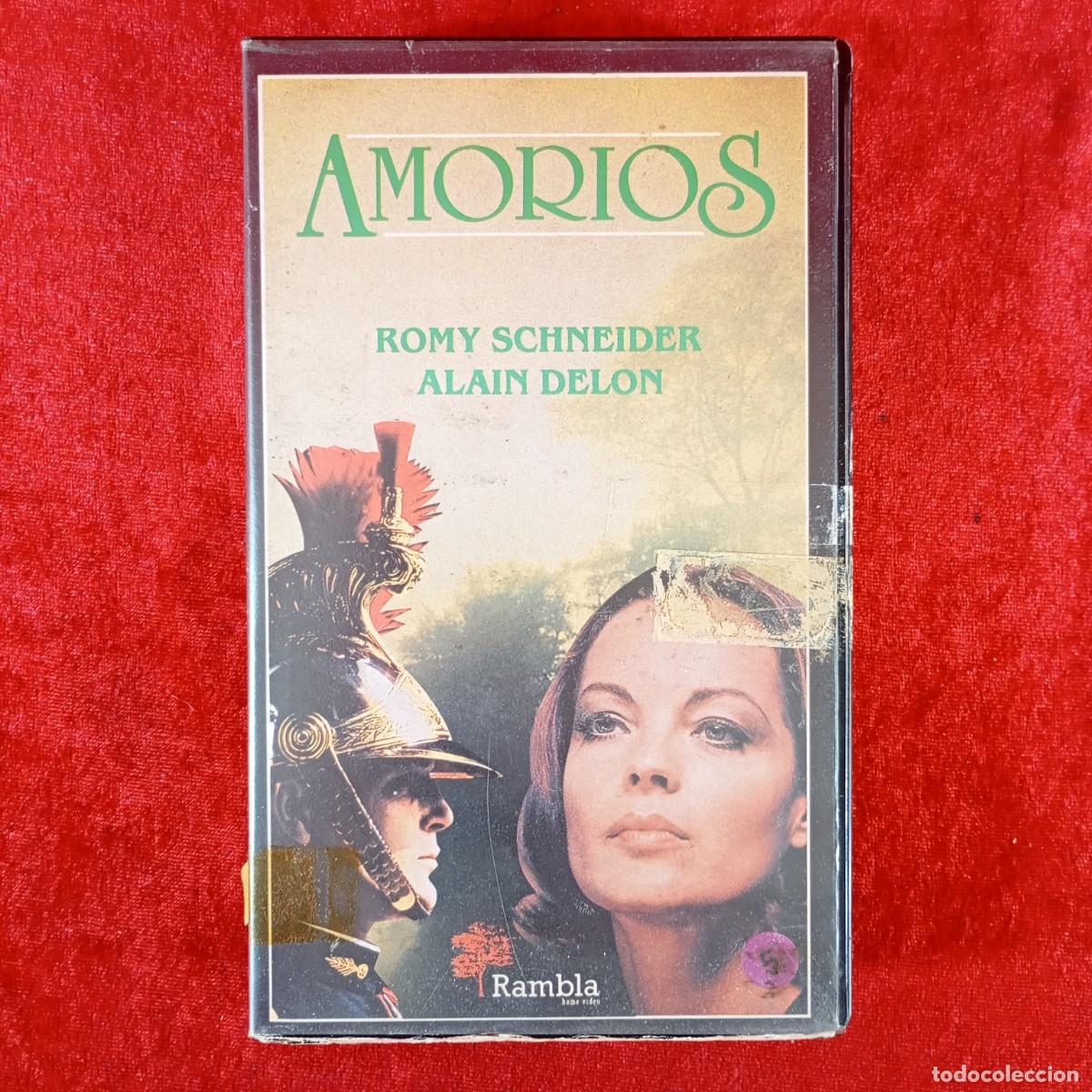Cine: AMORIOS - ROMY SCHNEIDER - ALAIN DELON - RAMBLA - VHS - PEL&Iacute;CULA / 436