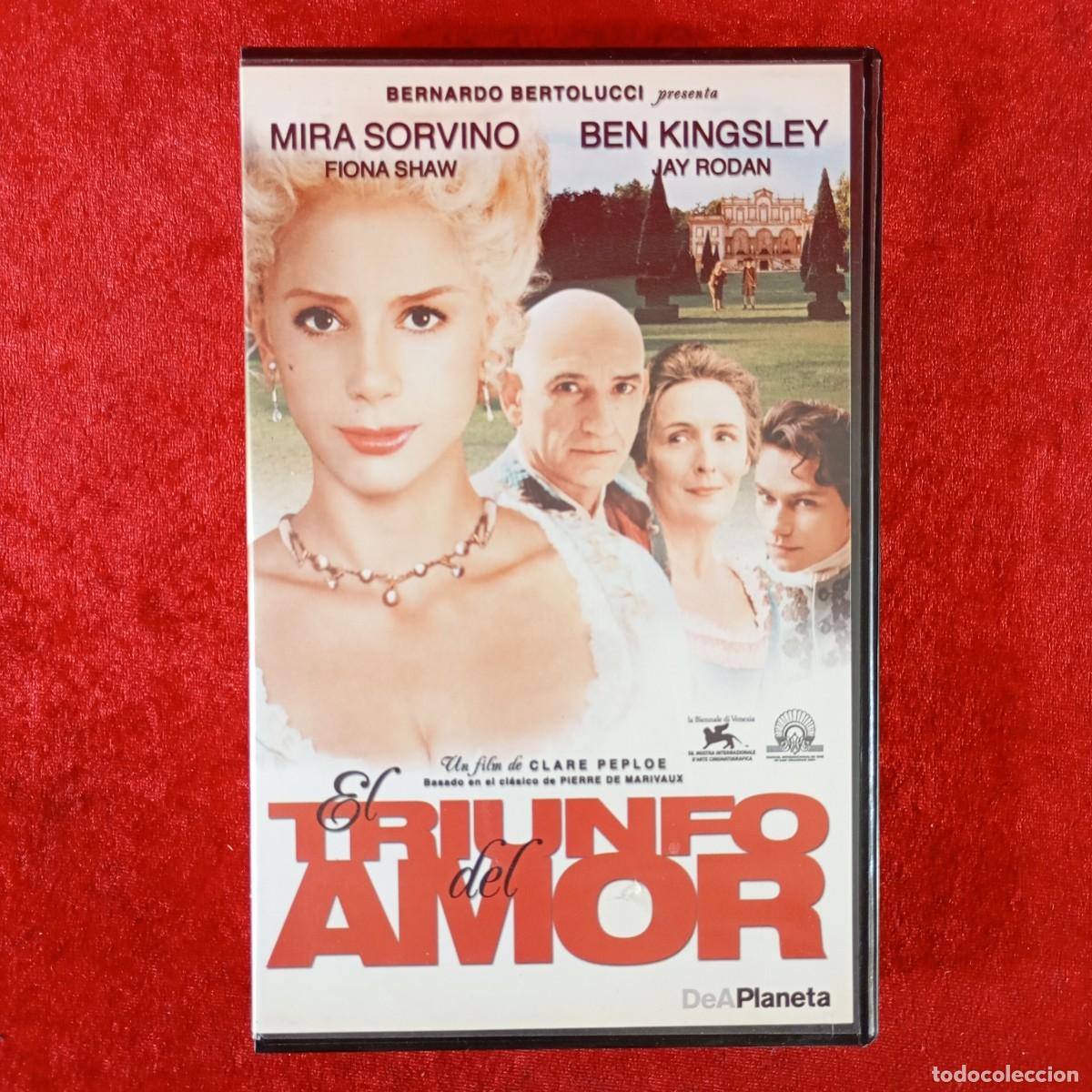 Cine: EL TRIUNFO DEL AMOR - CLARE PEPLOE - MIRA SORVINO - BEN KINGSLEY - FIONA SHAW - VHS - PEL&Iacute;CULA / 444