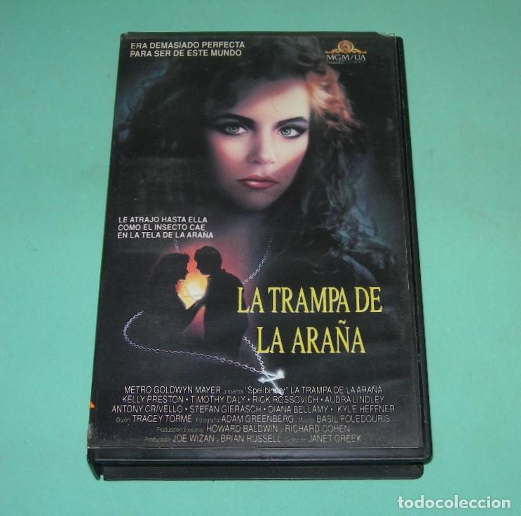Cine: PEL&Iacute;CULA VHS LA TRAMPA DE LA ARA&Ntilde;A - KELLY PRESTON - TIMOTHY DALY -