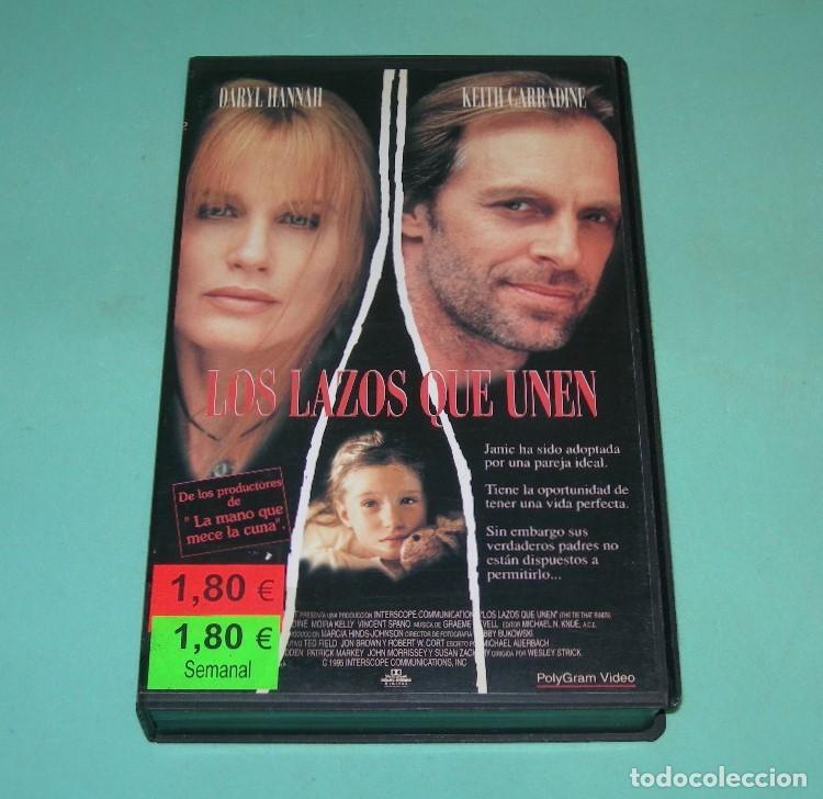 Cine: PEL&Iacute;CULA VHS LOS LAZOS QUE UNEN - DARYL HANNAH - KEITH CARRADINE -