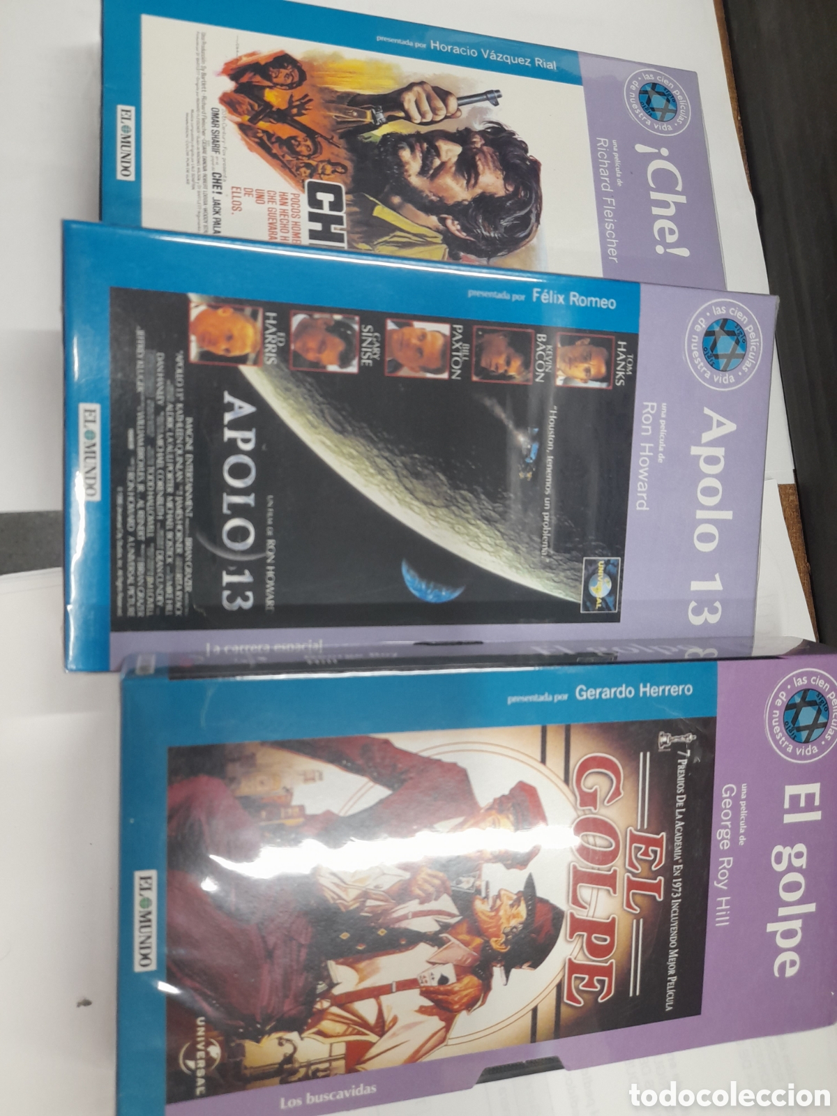 Cine: Pack 3. 3 pel&iacute;culas VHS. El Golpe. Apolo 13. &iexcl;CHE!