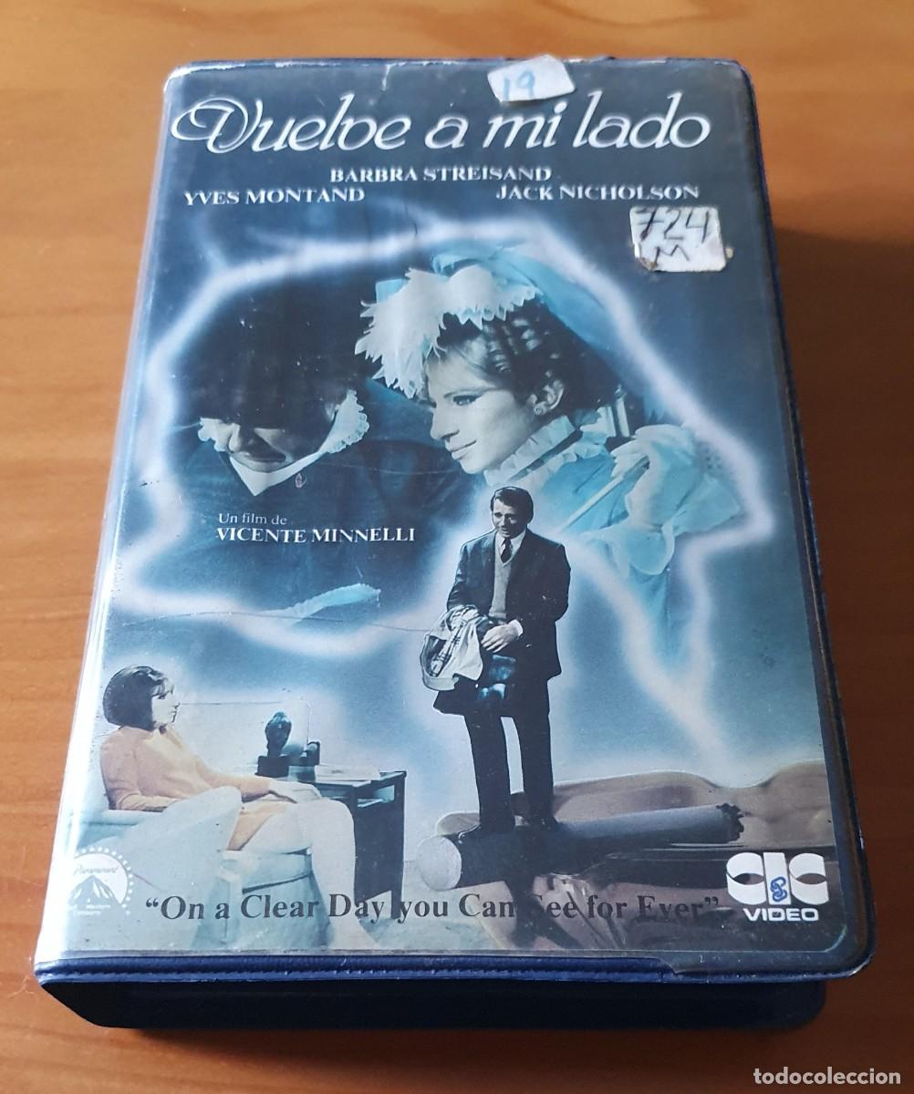 Cine: Pel&iacute;cula Vhs Vuelve a mi Lado. Barbra Streisand, Yves Montand, Jack Nicholson. CIC 1986 videoclub