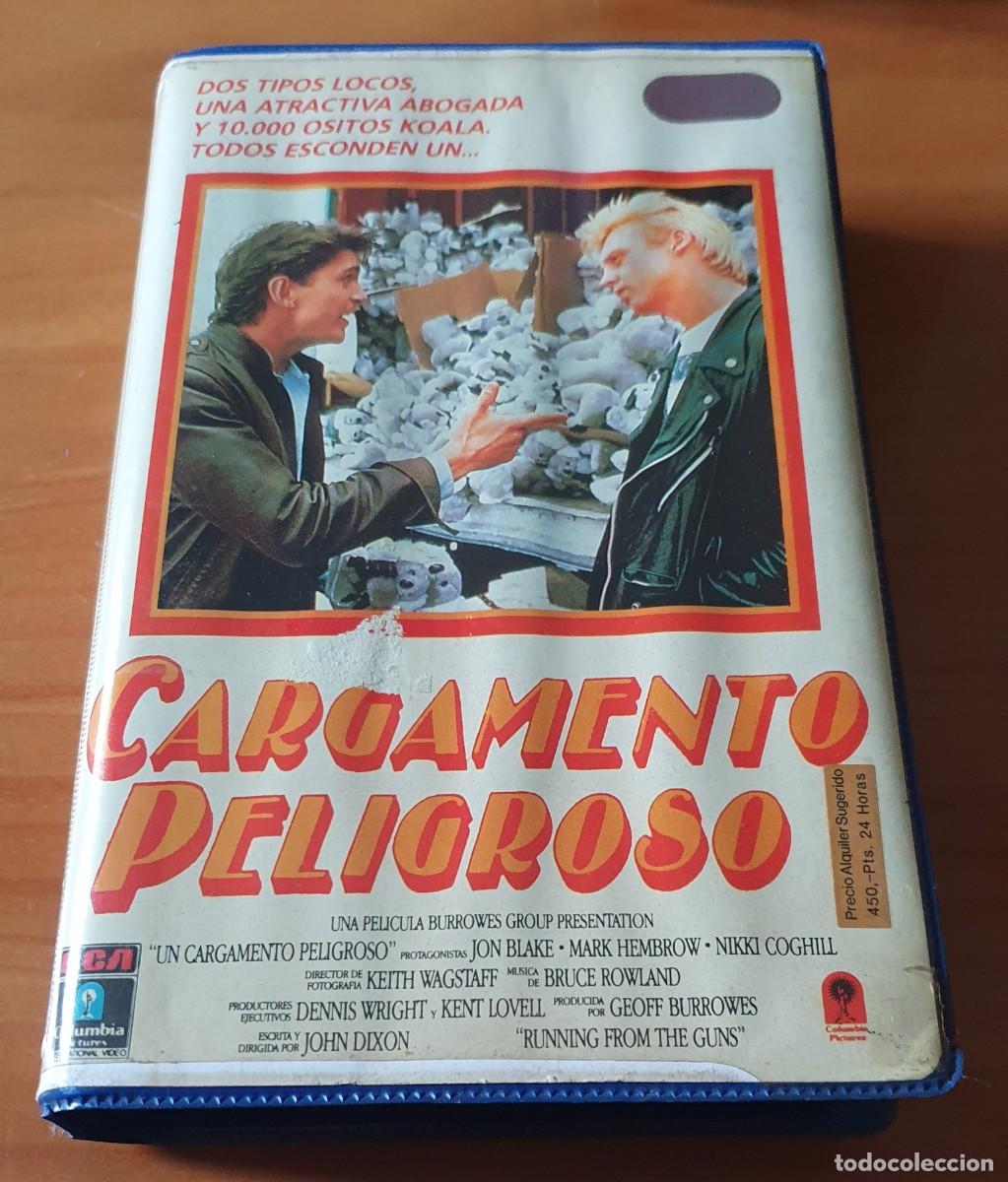 Cine: Pel&iacute;cula Vhs Cargamento Peligroso. RCA Columbia 1988 videoclub alquiler.